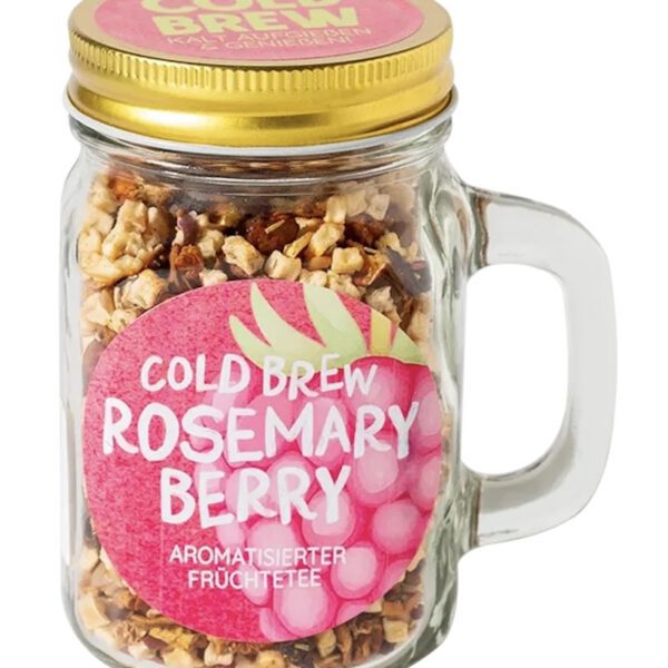 Cold Brew Rosemary mit Henkelglas